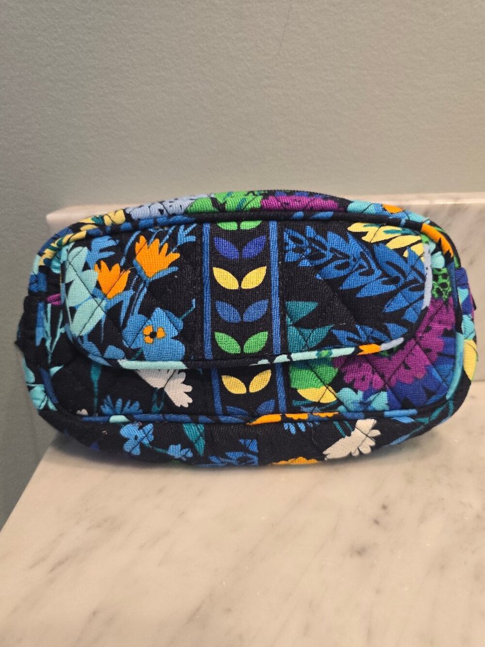 NWOT Vintage Vera Bradley Mirrored Cosmetic Quilted Bag